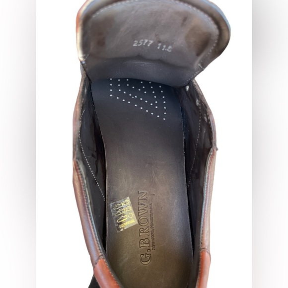 G Brown Flight Calfskin Sneaker, Men’s 11.5 Casual Fashion Shoe Minimalist Clean - Picture 11 of 15